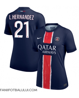 Paris Saint-Germain Lucas Hernandez #21 Tricou Fotbal Replică 2024-25 Femei Acasa